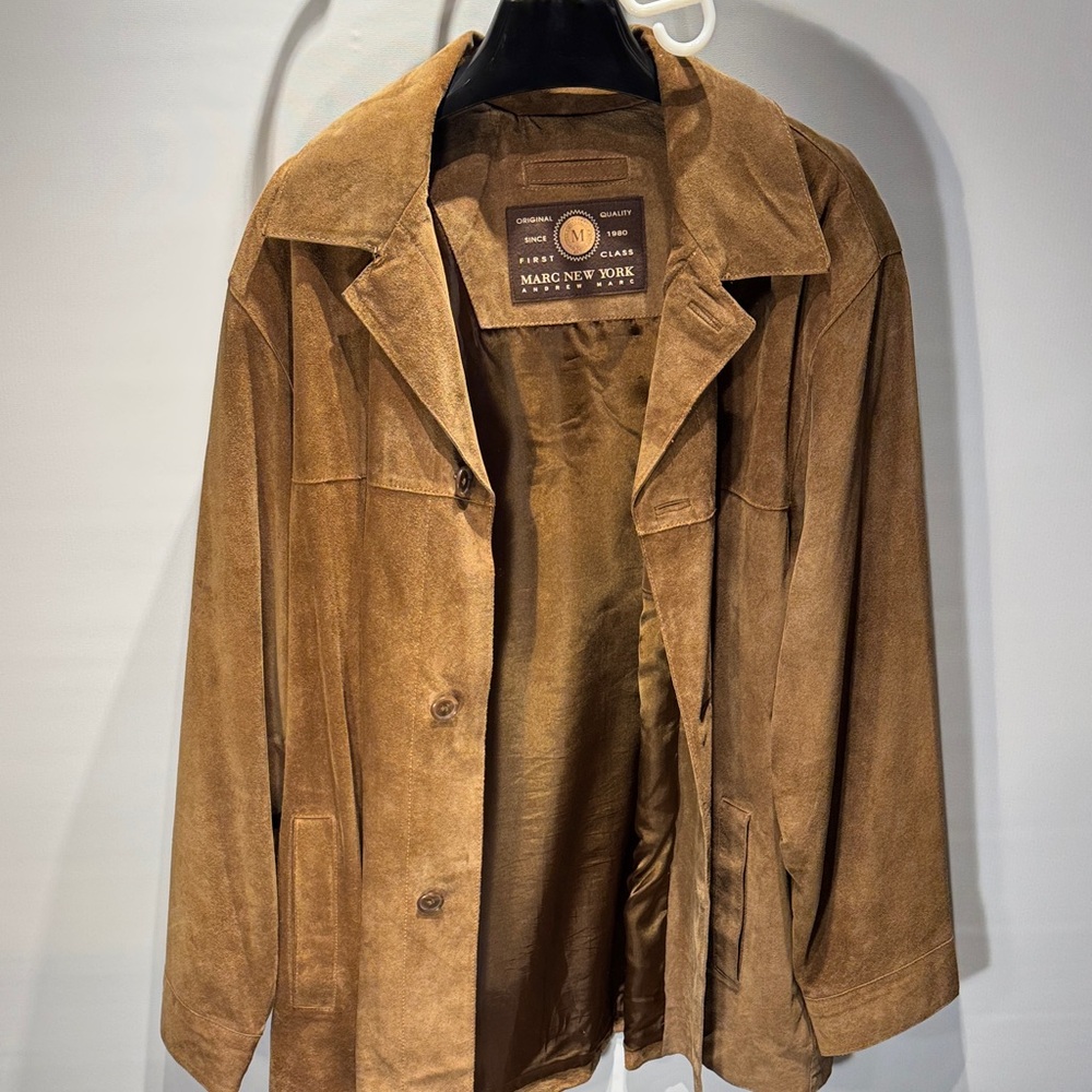 Marc New York Men's Brown Suede jacket